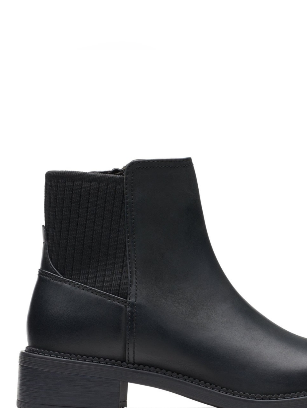 Clarks | Maye Palm Black Leather